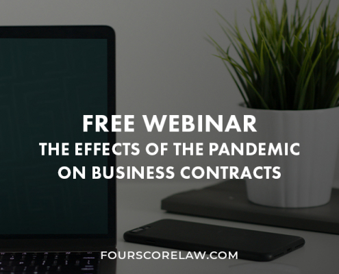 Free Webinar: The Effects of the Pandemic on Business Contracts