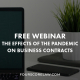 Free Webinar: The Effects of the Pandemic on Business Contracts